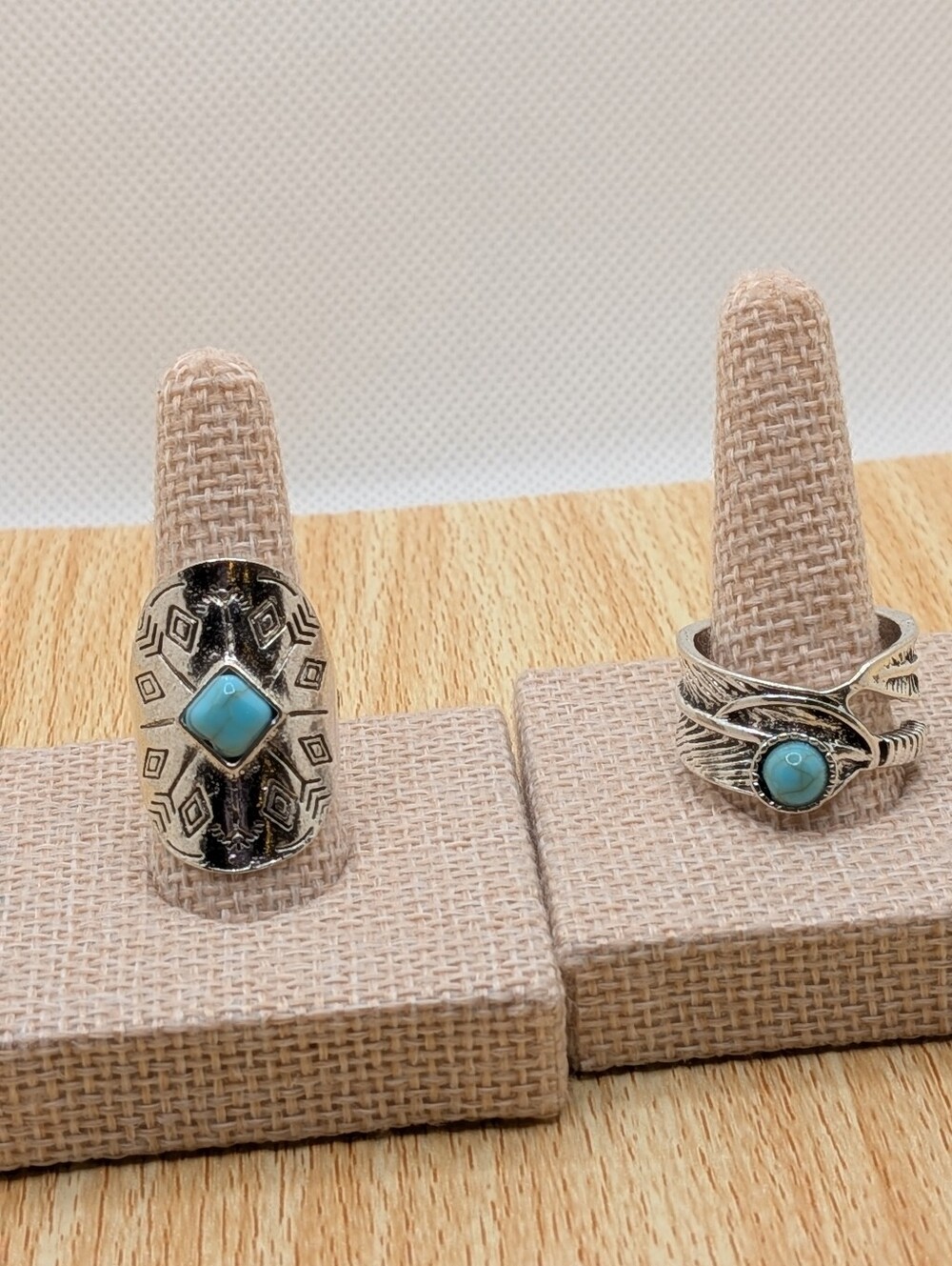 Turquoise Ring Set - Picture 1 of 8